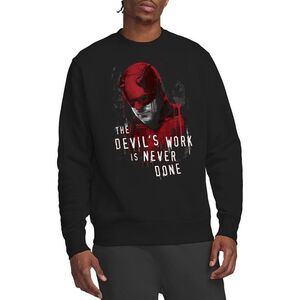 Daredevil Unisex Adult Born Again The Devil�'s Work Is Never Done Sweatshirt / B
